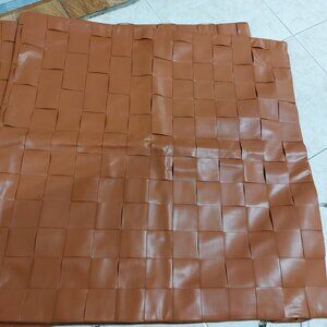 Decorative Faux leather Euro Size Cushion Pillow Covers Cases